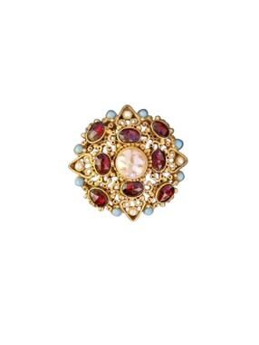 Vintage Signed Florenza Victorian Revival Brooch